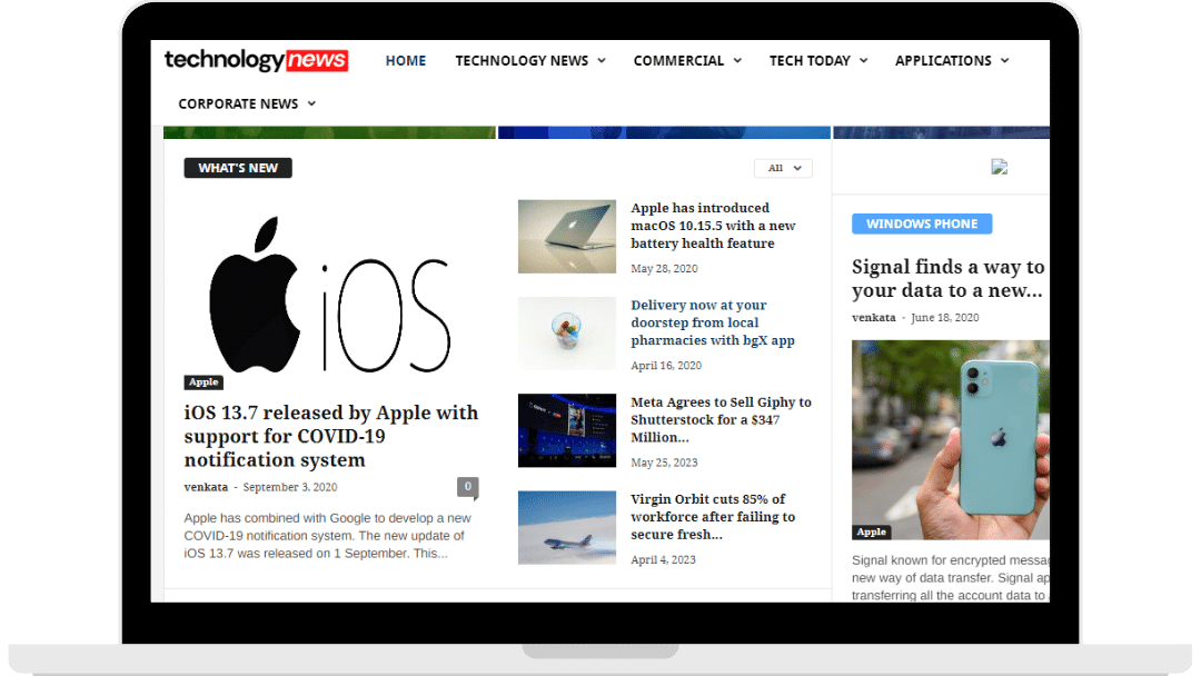Technology News UK - web Design Agency