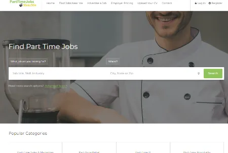 Prrt time jobs banner - Web Design Agency