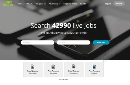 42990 Live jobs banner - Web Design Agency