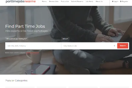 Find part time jobs - Web Design Agency